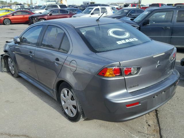 JA32U2FU4EU016798 - 2014 MITSUBISHI LANCER ES/ GRAY photo 3