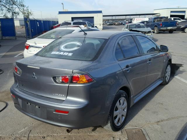 JA32U2FU4EU016798 - 2014 MITSUBISHI LANCER ES/ GRAY photo 4