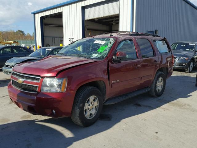 1GNUKBE05AR159116 - 2010 CHEVROLET TAHOE K150 MAROON photo 2