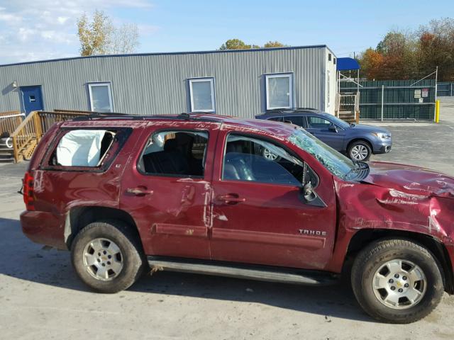 1GNUKBE05AR159116 - 2010 CHEVROLET TAHOE K150 MAROON photo 9