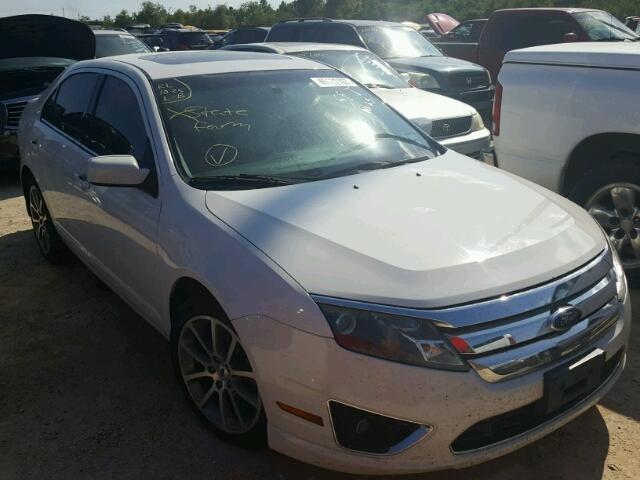 3FAHP0JG0AR164835 - 2010 FORD FUSION WHITE photo 1