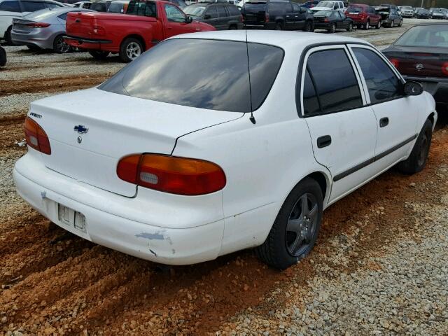 1Y1SK54801Z414761 - 2001 CHEVROLET GEO PRIZM WHITE photo 4