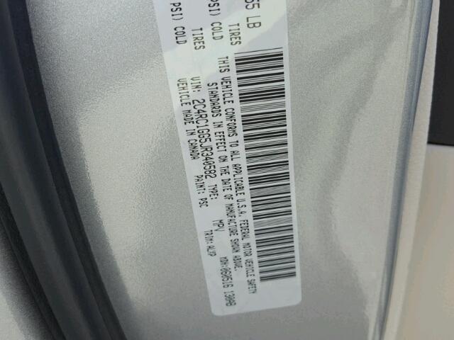 2C4RC1GG5JR340582 - 2018 CHRYSLER PACIFICA L 银色 照片 10