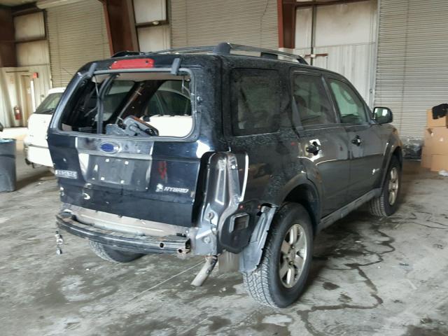 1FMCU49379KA81386 - 2009 FORD ESCAPE HYB BLACK photo 4