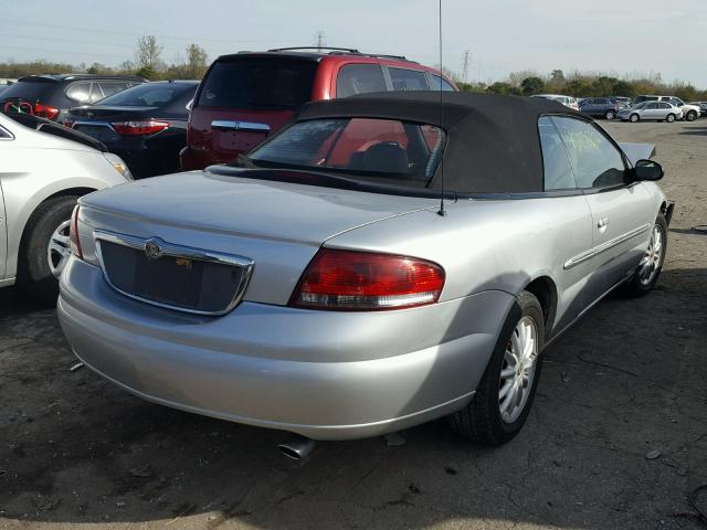 1C3EL55U71N693308 - 2001 CHRYSLER SEBRING LX SILVER photo 4