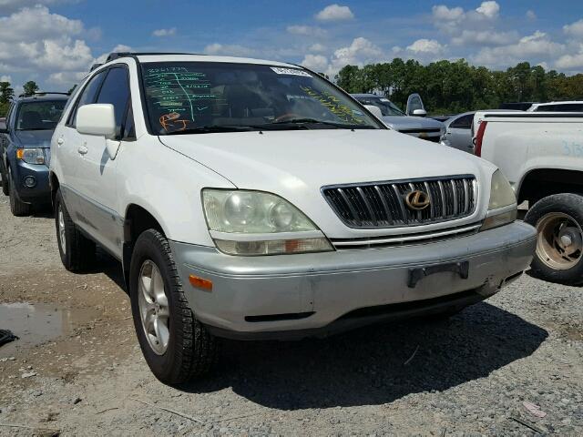 JTJGF10U920129537 - 2002 LEXUS RX 300 WHITE photo 1