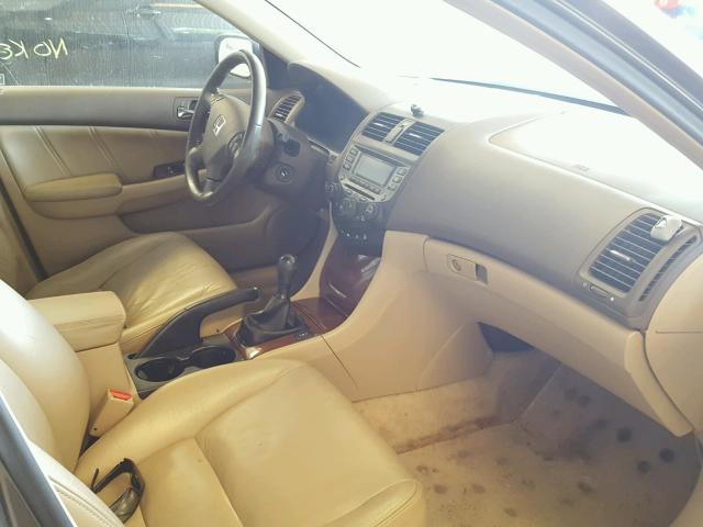 1HGCM55877A005229 - 2007 HONDA ACCORD GRAY photo 5