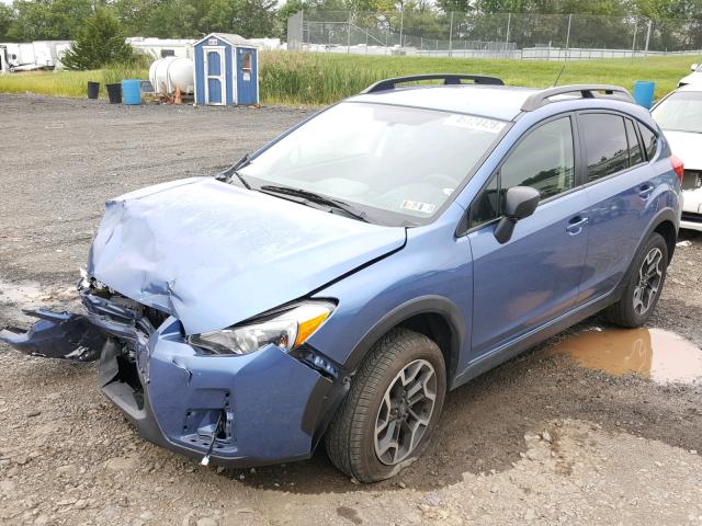 JF2GPAAC0HG249072 - 2017 SUBARU CROSSTREK BLUE photo 2