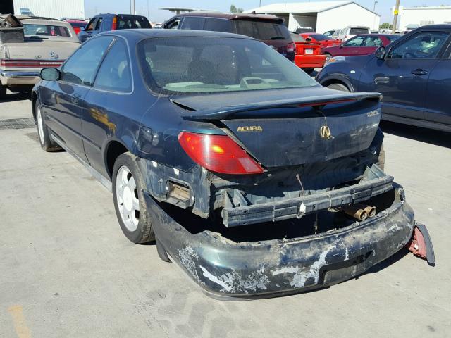 19UYA1254VL001285 - 1997 ACURA 2.2CL GREEN photo 3