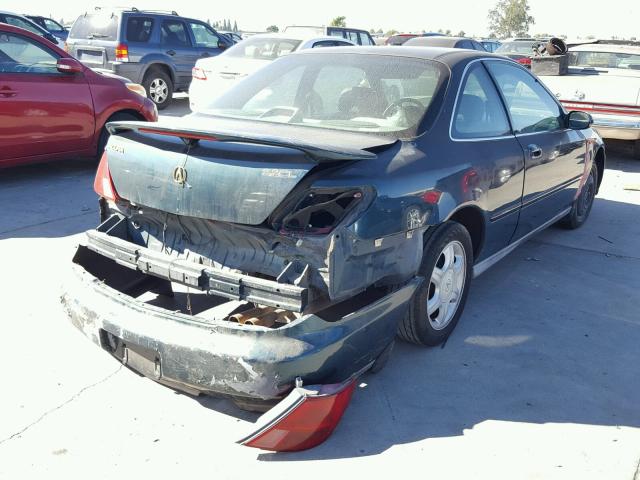 19UYA1254VL001285 - 1997 ACURA 2.2CL GREEN photo 4