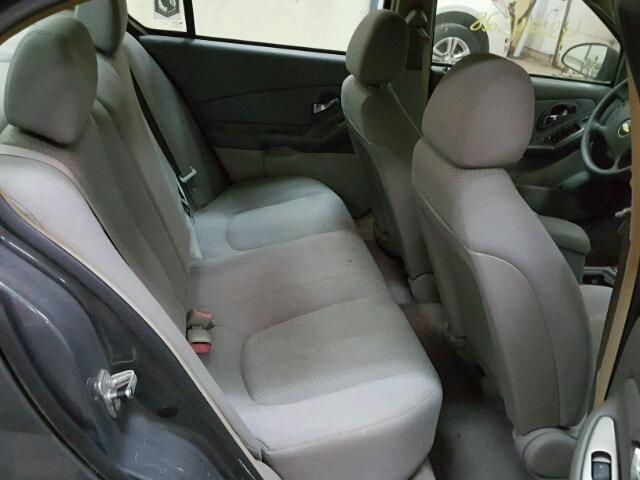 1G1ZS58F97F198875 - 2007 CHEVROLET MALIBU LS ნაცრისფერი ფოტო 6