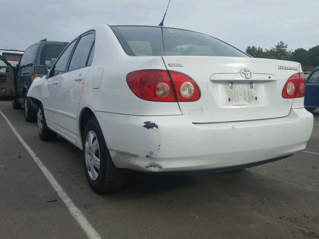 JTDBR32E460062244 - 2006 TOYOTA COROLLA CE WHITE photo 3