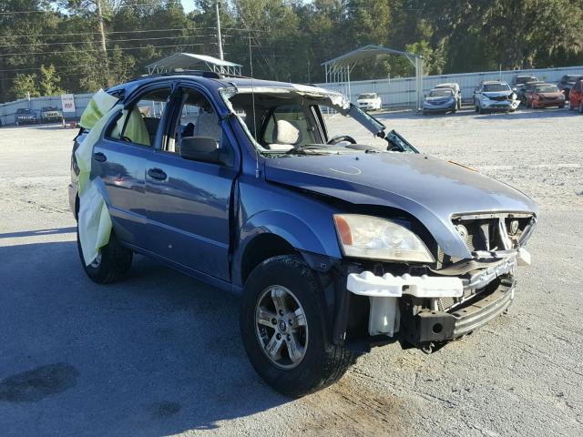 KNDJD733955491718 - 2005 KIA SORENTO BLUE photo 1