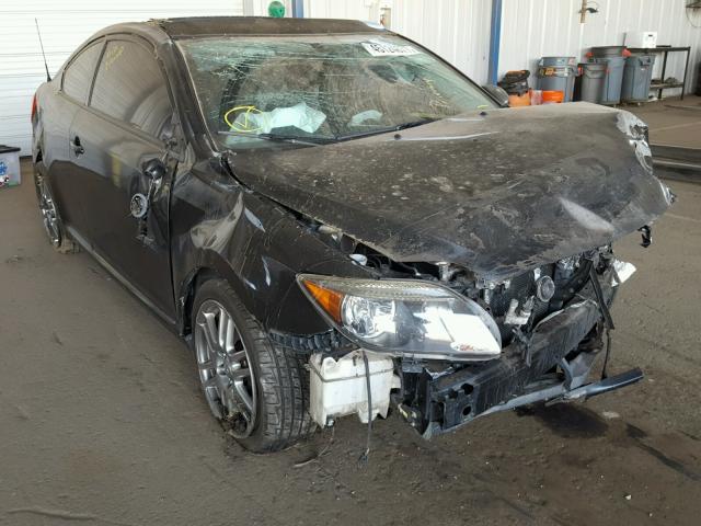 JTKDE167050014087 - 2005 TOYOTA SCION TC BLACK photo 1