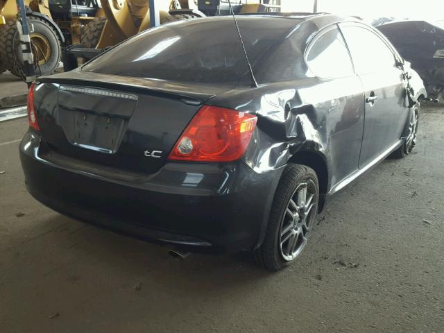 JTKDE167050014087 - 2005 TOYOTA SCION TC BLACK photo 4