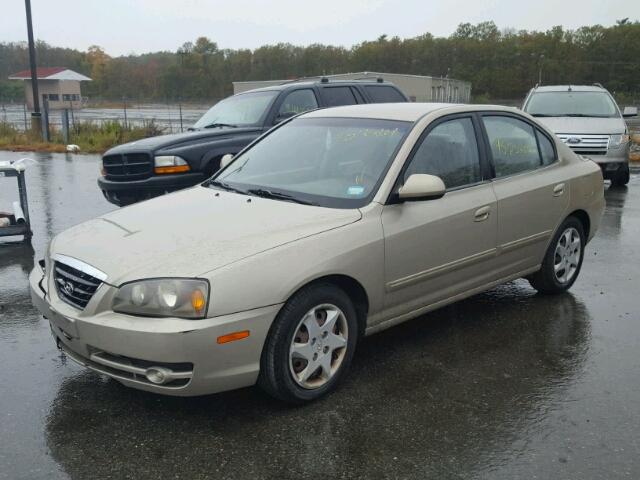 KMHDN46D26U376295 - 2006 HYUNDAI ELANTRA GL BEIGE photo 2