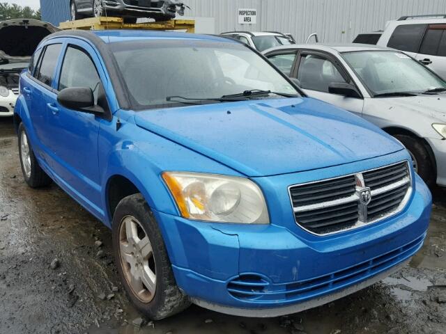 1B3HB48A19D198855 - 2009 DODGE CALIBER SX BLUE photo 1