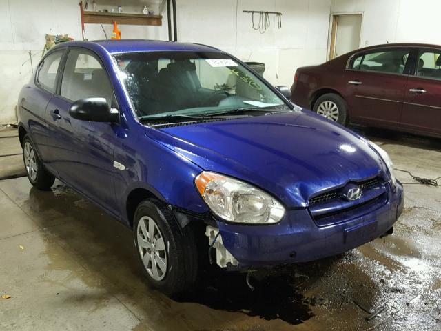 KMHCM36CX9U118420 - 2009 HYUNDAI ACCENT BLUE photo 1