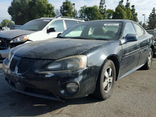 2G2WP552181159448 - 2008 PONTIAC GRAND PRIX BLACK photo 2