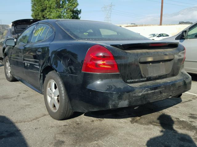 2G2WP552181159448 - 2008 PONTIAC GRAND PRIX BLACK photo 3