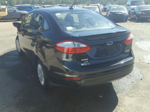 3FADP4BE7EM179385 - 2014 FORD FIESTA SE BLACK photo 3