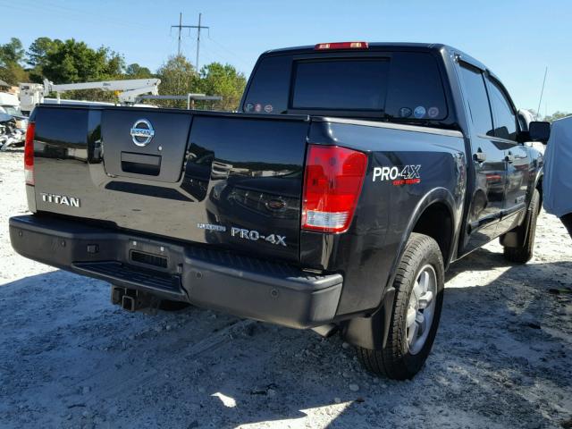 1N6BA0EC9AN308813 - 2010 NISSAN TITAN XE BLACK photo 4