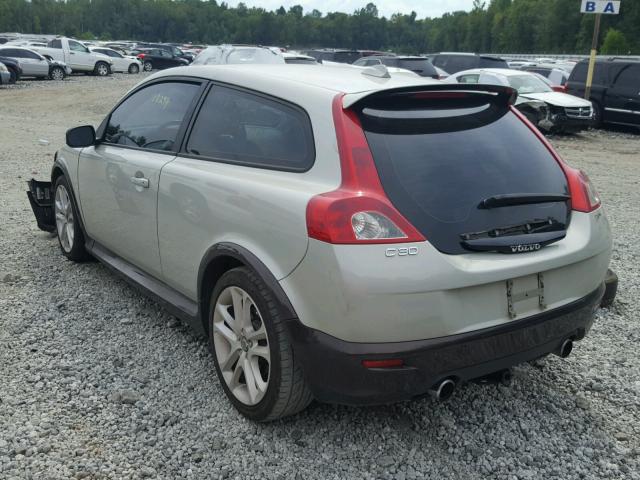 YV1MK672X82052736 - 2008 VOLVO C30 T5 WHITE photo 3