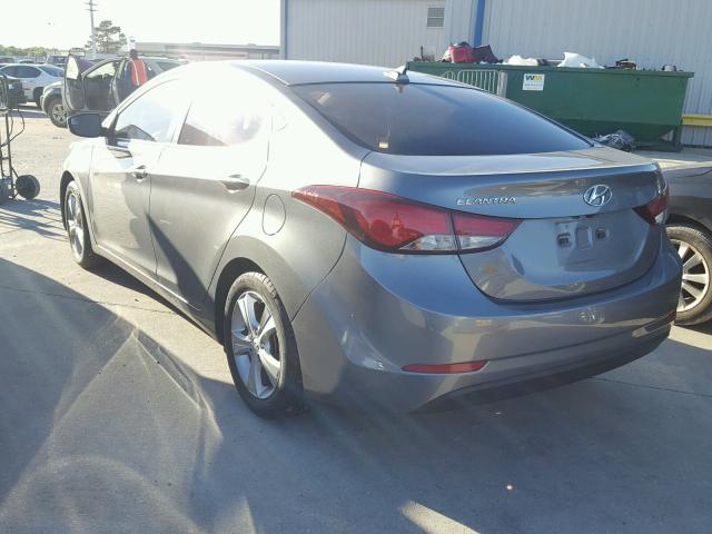 KMHDH4AE5GU604380 - 2016 HYUNDAI ELANTRA SE GRAY photo 3