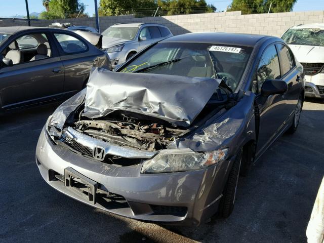 19XFA1F38AE026482 - 2010 HONDA CIVIC VP GRAY photo 2