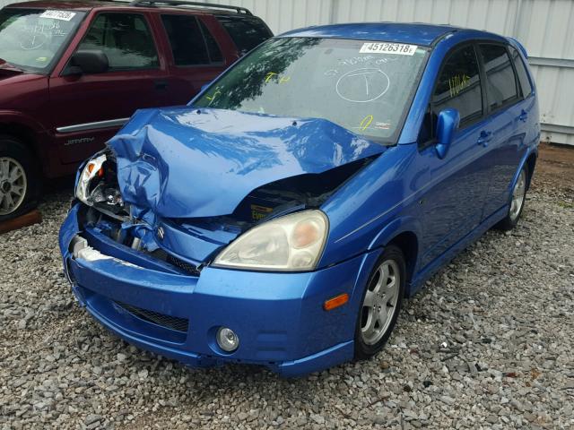 JS2RC61H045252349 - 2004 SUZUKI AERIO SX BLUE photo 2