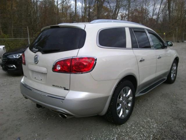 5GAKVCEDXBJ260783 - 2011 BUICK ENCLAVE CX WHITE photo 4