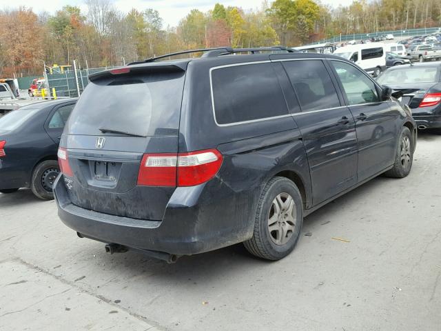 5FNRL38676B033905 - 2006 HONDA ODYSSEY EX BLACK photo 4