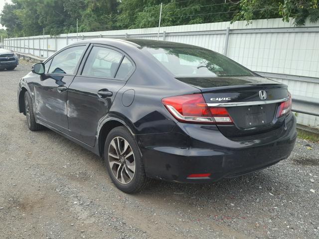 19XFB2F96DE258624 - 2013 HONDA CIVIC EXL 黑色 照片 3