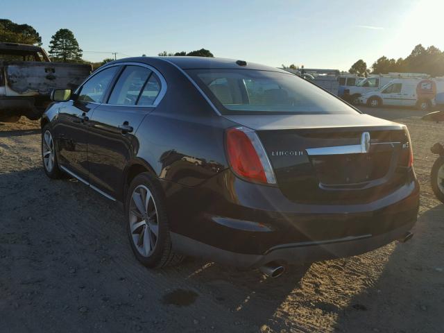 1LNHM93R29G606499 - 2009 LINCOLN MKS BLUE photo 3