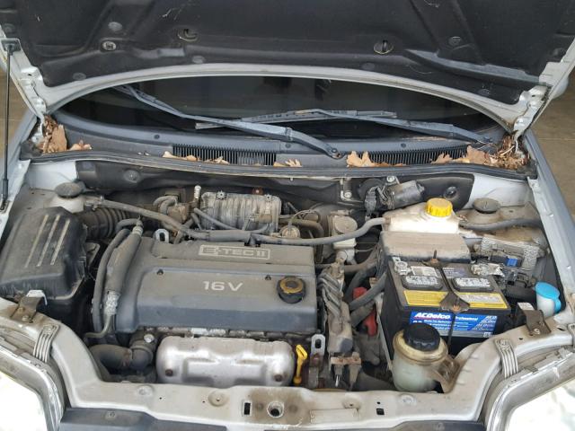 KL1TD66646B673118 - 2006 CHEVROLET AVEO BASE Күміс фото 9