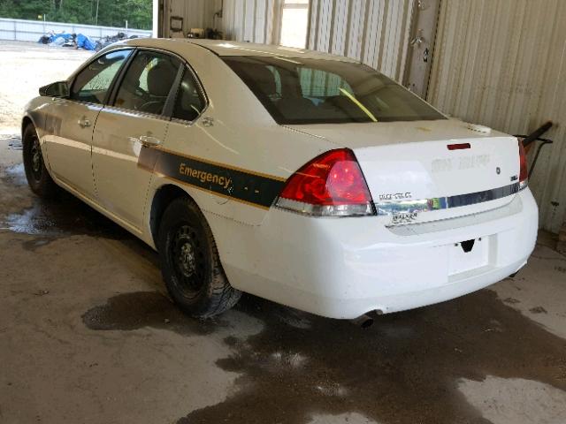 2G1WS553881358766 - 2008 CHEVROLET IMPALA POL WHITE photo 3