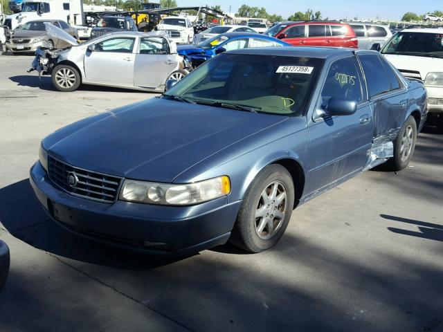 1G6KY5498XU939930 - 1999 CADILLAC SEVILLE ST BLUE photo 2