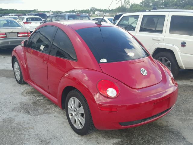 3VWRW31C59M517611 - 2009 VOLKSWAGEN NEW BEETLE 红色 照片 3