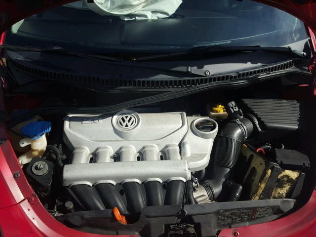 3VWRW31C59M517611 - 2009 VOLKSWAGEN NEW BEETLE 红色 照片 7