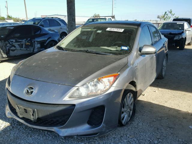 JM1BL1VG0C1508768 - 2012 MAZDA 3 I SILVER photo 2