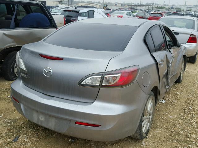 JM1BL1VG0C1508768 - 2012 MAZDA 3 I SILVER photo 4