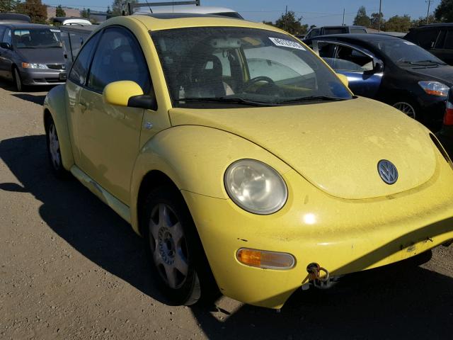3VWCT21C61M411648 - 2001 VOLKSWAGEN NEW BEETLE ყვითელი ფოტო 1