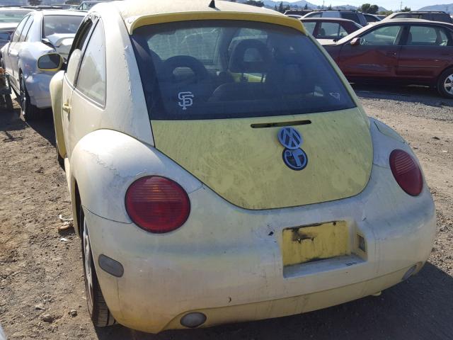 3VWCT21C61M411648 - 2001 VOLKSWAGEN NEW BEETLE ყვითელი ფოტო 3