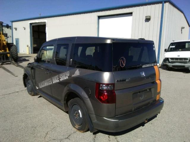 5J6YH18907L000829 - 2007 HONDA ELEMENT SC GRAY photo 3