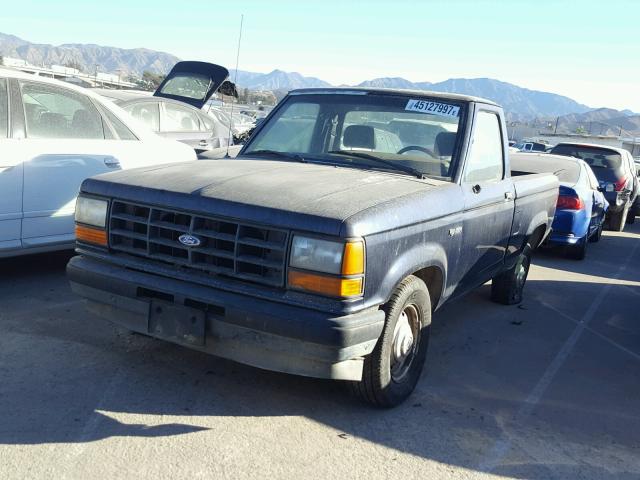 1FTCR10AXNTA85968 - 1992 FORD RANGER BLUE photo 2