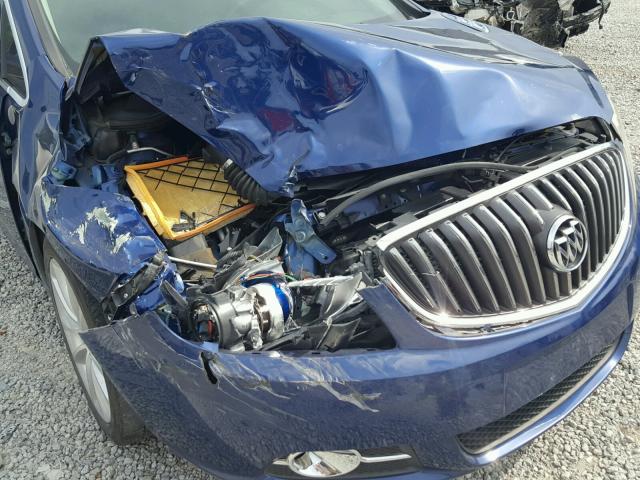 1G4PP5SK7D4194980 - 2013 BUICK VERANO BLUE photo 9