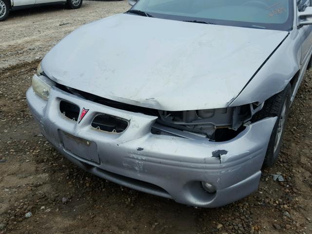 1G2WP1216WF286089 - 1998 PONTIAC GRAND PRIX SILVER photo 9