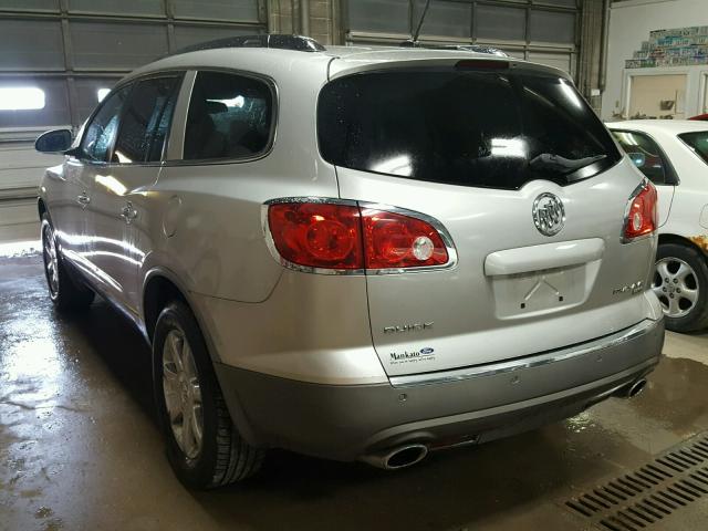 5GAEV23798J101296 - 2008 BUICK ENCLAVE CX SILVER photo 3