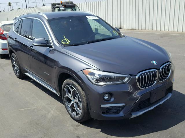 WBXHT3C37J5K27873 - 2018 BMW X1 XDRIVE2 Gris photo 1