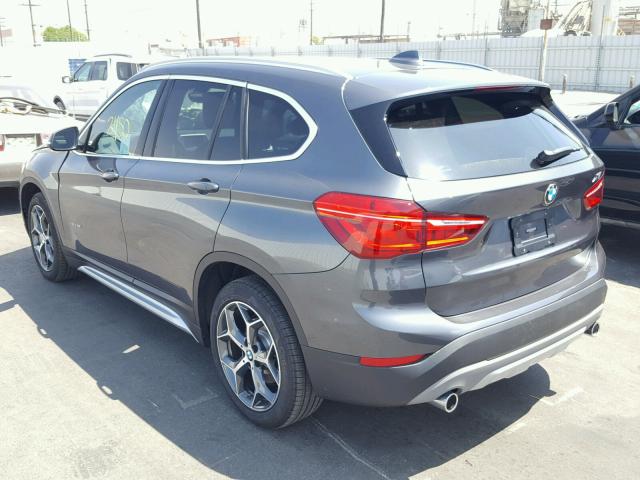 WBXHT3C37J5K27873 - 2018 BMW X1 XDRIVE2 Gris photo 3